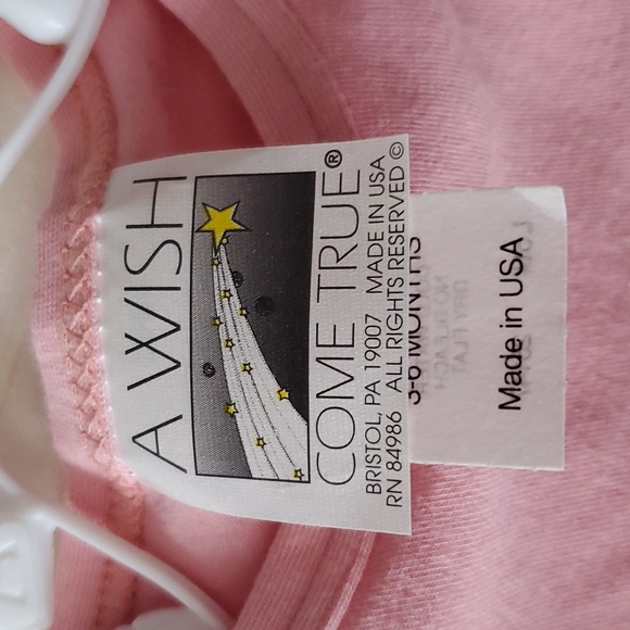 Rosette Bodysuit: 3-6 months - Blush Pink - Picture 8 of 11